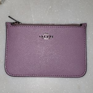 Coach zip card case